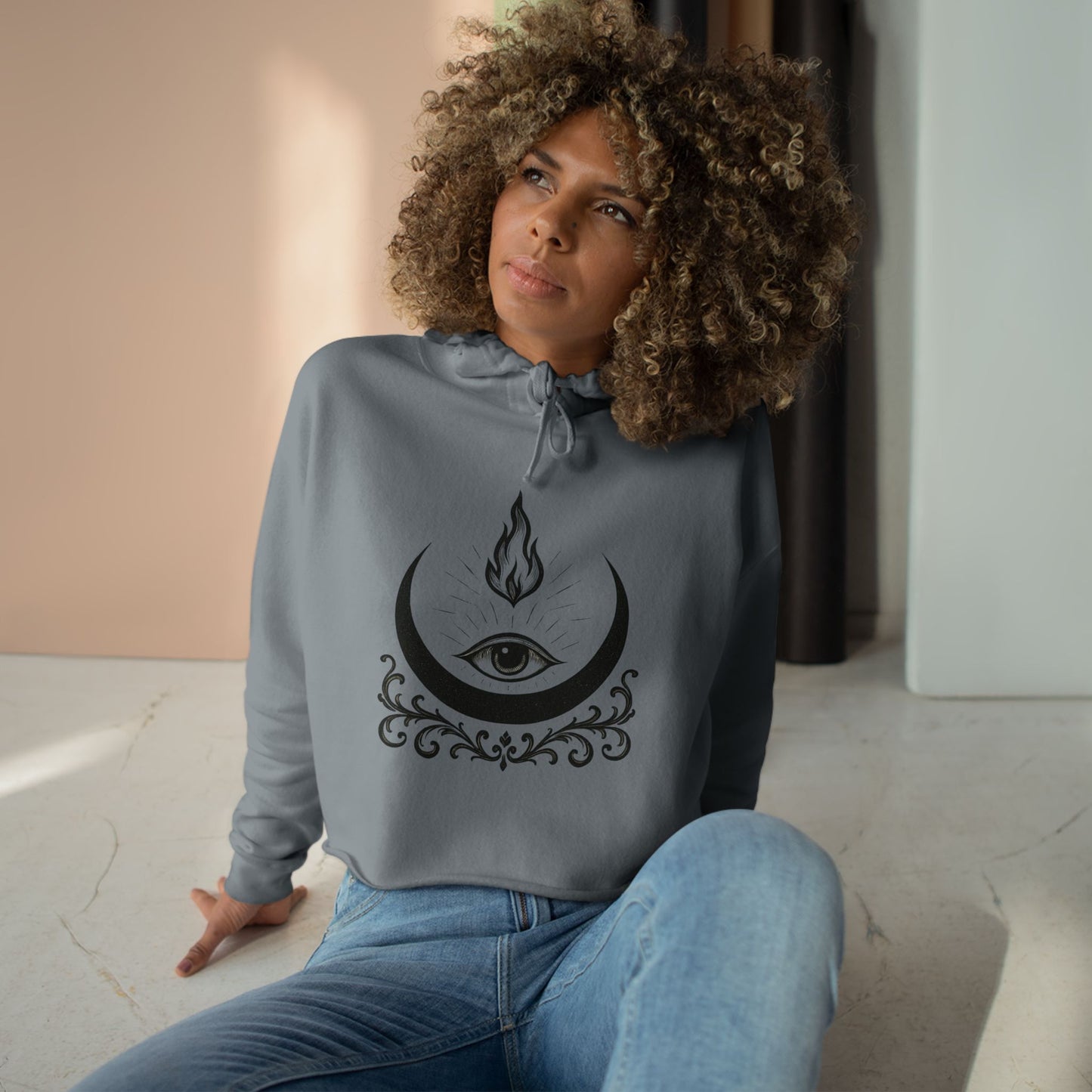 Mystical Crop Hoodie