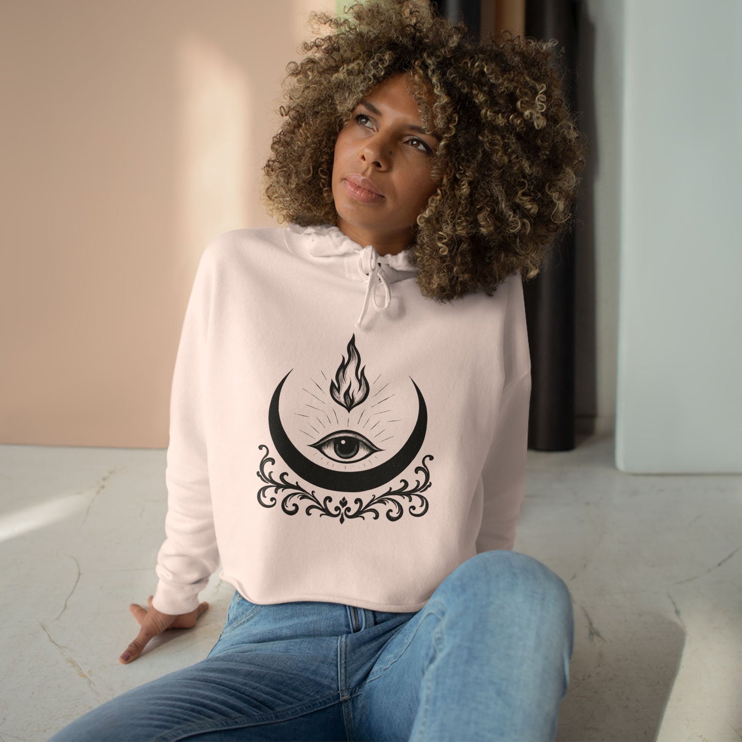 Mystical Crop Hoodie