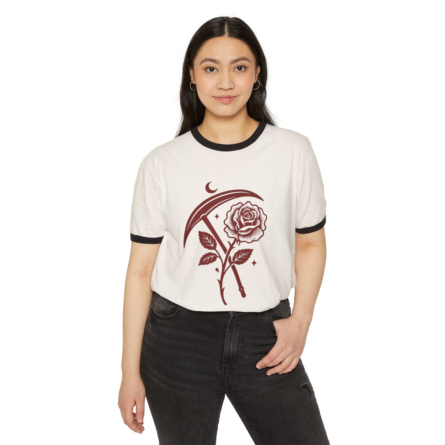 Vintage Floral Death Ringer T-Shirt
