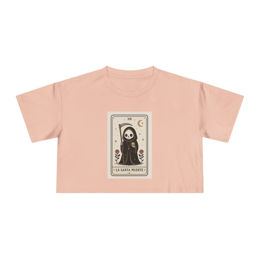 La Santa Muerte Tarot Crop Tee