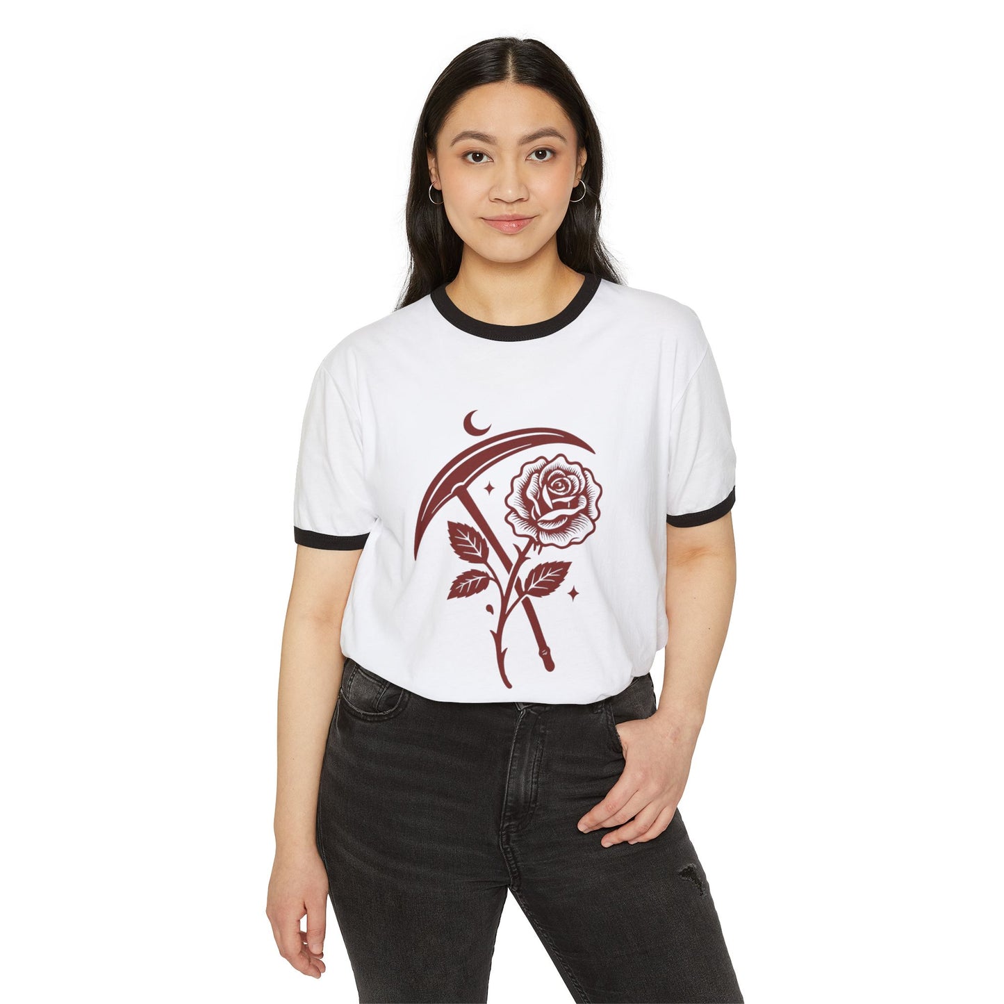 Vintage Floral Death Ringer T-Shirt