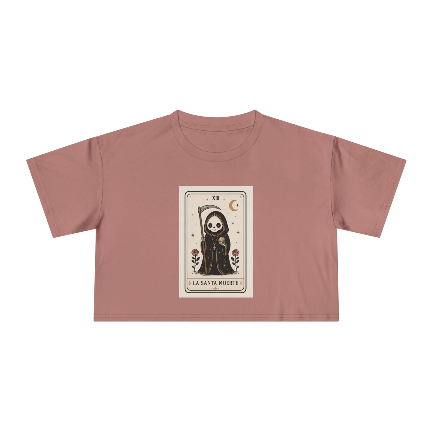 La Santa Muerte Tarot Crop Tee