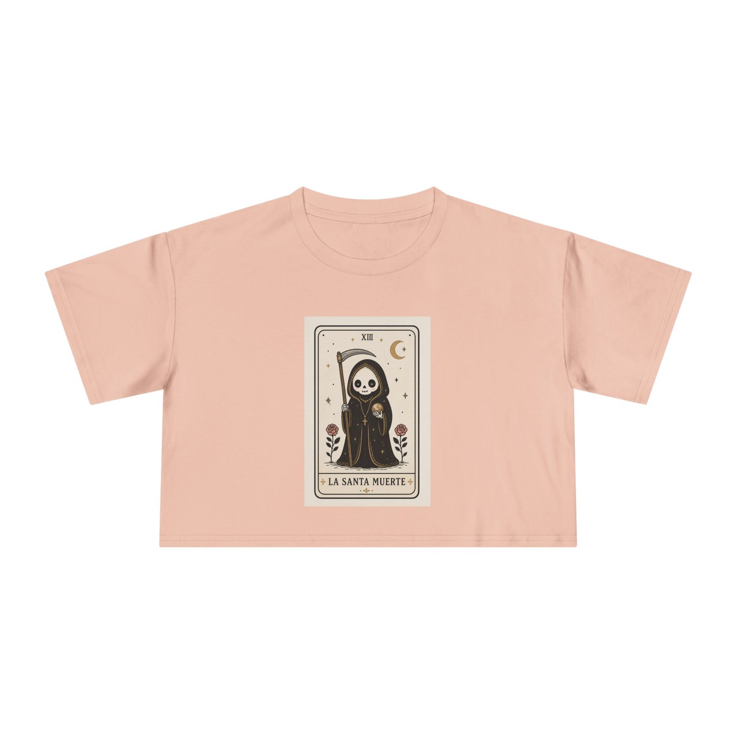La Santa Muerte Tarot Crop Tee