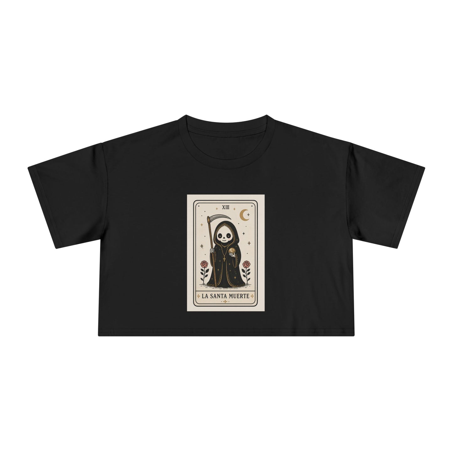 La Santa Muerte Tarot Crop Tee