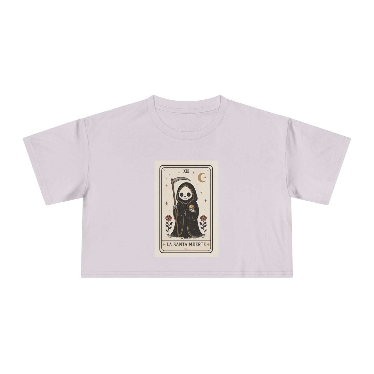 La Santa Muerte Tarot Crop Tee