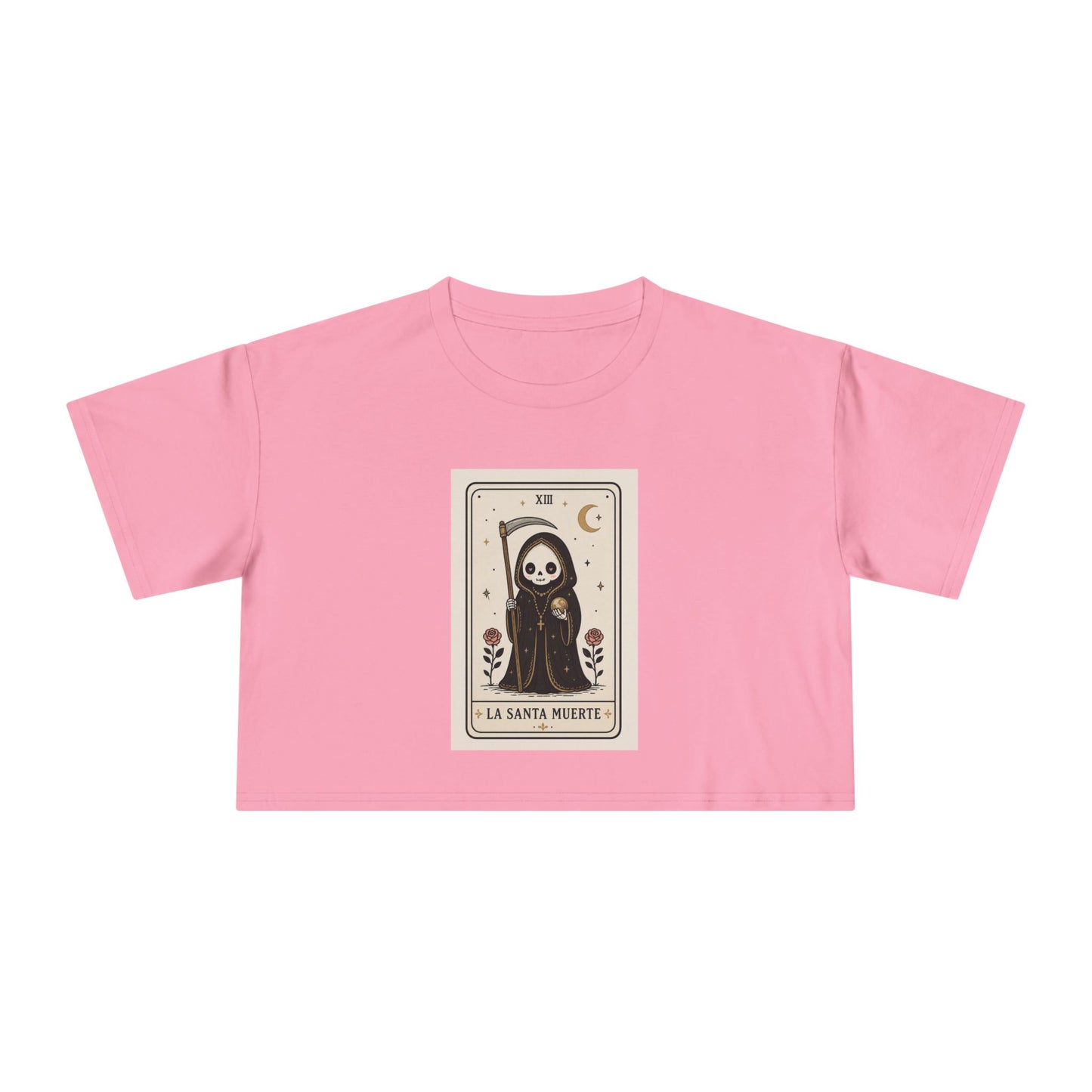 La Santa Muerte Tarot Crop Tee